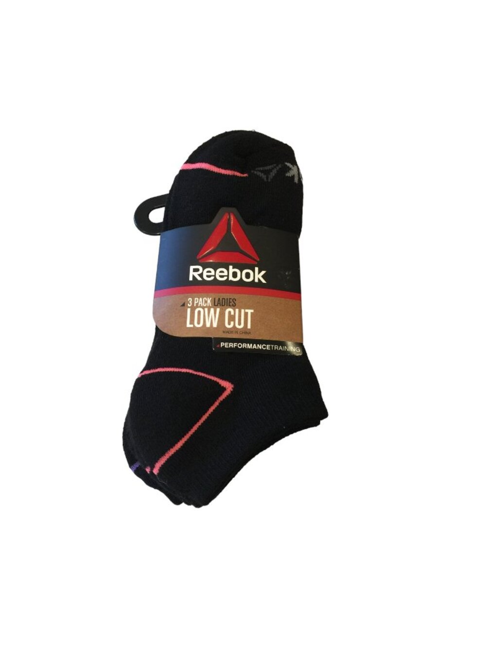 Reebok Ladies 3 Pack Low Cut Performance Training Socks Size 9-11